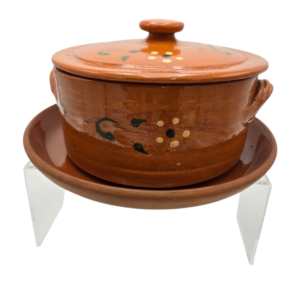 Handcrafted Terracotta Baking Dish with Lid